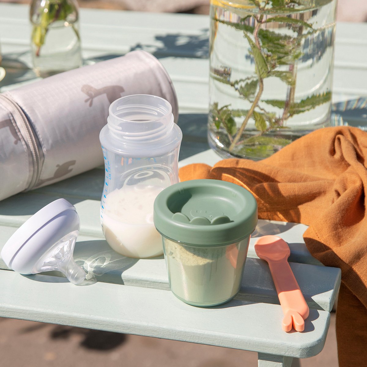 Done by Deer Matburkar Croco Grön 3 st