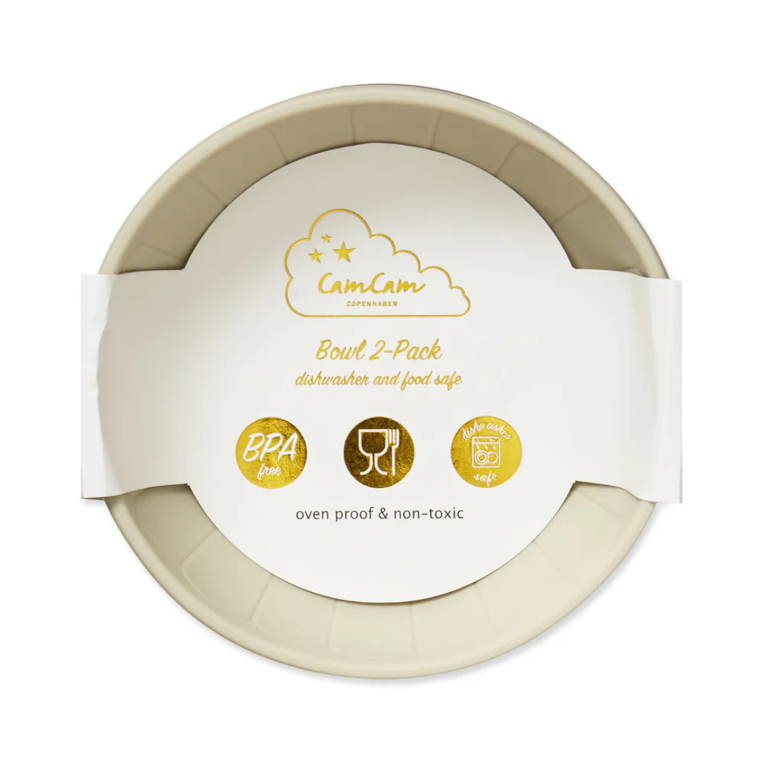 Cam Cam Copenhagen Skålar Blomform 2-pack Earth Mix