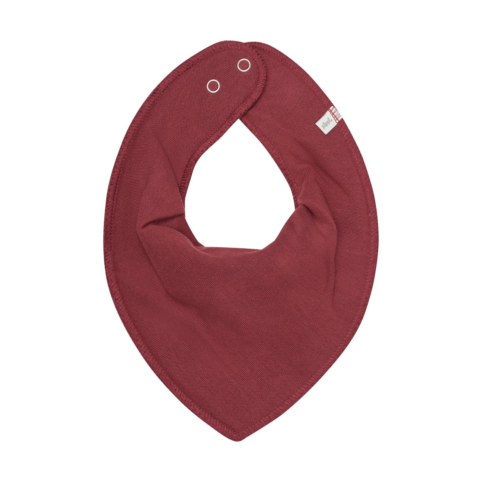 PIPPI Bandana Bib Solid New Maroon Onesize 5 st