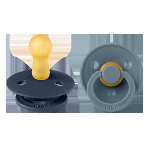 BIBS Colour Latex 6+ månader Size 2 Deep Space/Petrol 2 st