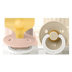 BIBS Colour Latex 0+ månader Size 1 Blush Glow/Vanilla Glow 2 st