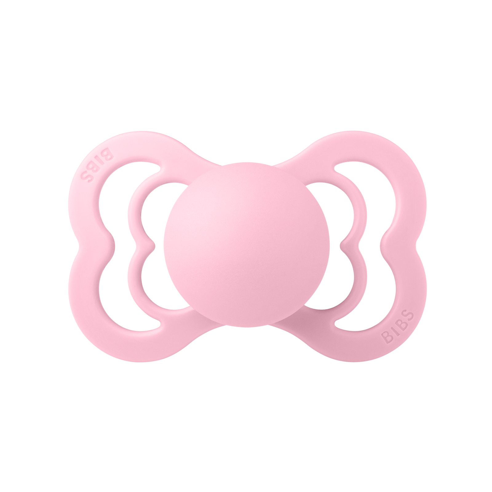 BIBS Pacifier Supreme Silicone 6+ månader Size 2 Baby Pink