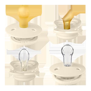 BIBS Try-it Collection 0+ månader Size 1 Ivory 4 st