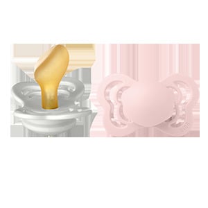 BIBS Couture Latex 6+ månader Size 2 Haze/Blossom 2 st