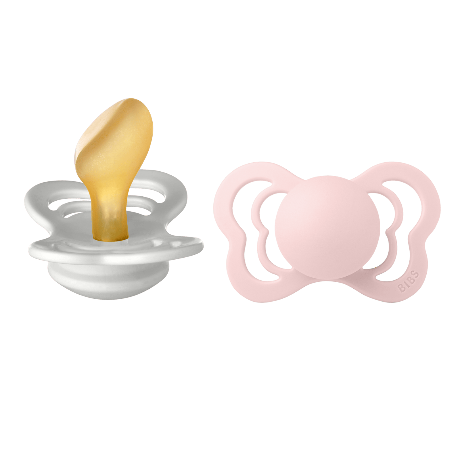 BIBS Couture Latex 6+ månader Size 2 Haze/Blossom 2 st