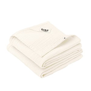 BIBS Muslin Cloth 70x70 cm Ivory 2 st
