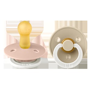 BIBS Colour Latex 6+ månader Size 2 Blush Glow/Vanilla Glow 2 st