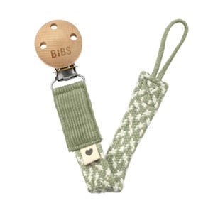 BIBS Pacifier Braid Sage/Ivory 1 st