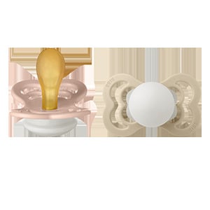 BIBS Supreme Latex 6+ månader Size 2 Blush Glow/Vanilla Glow 2 st