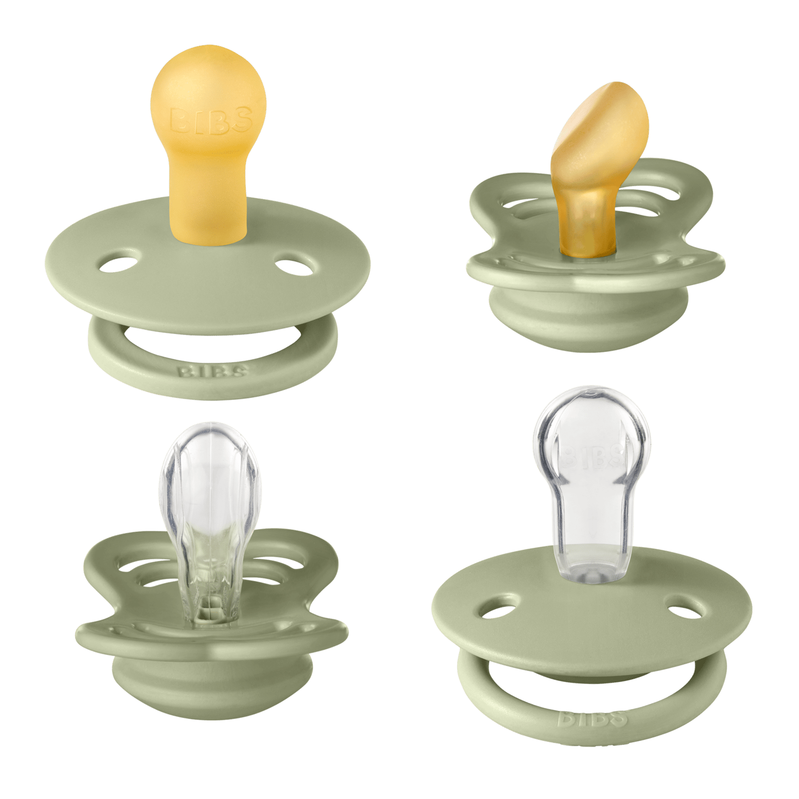 BIBS Try-it Collection 0+ månader Size 1 Sage 4 st