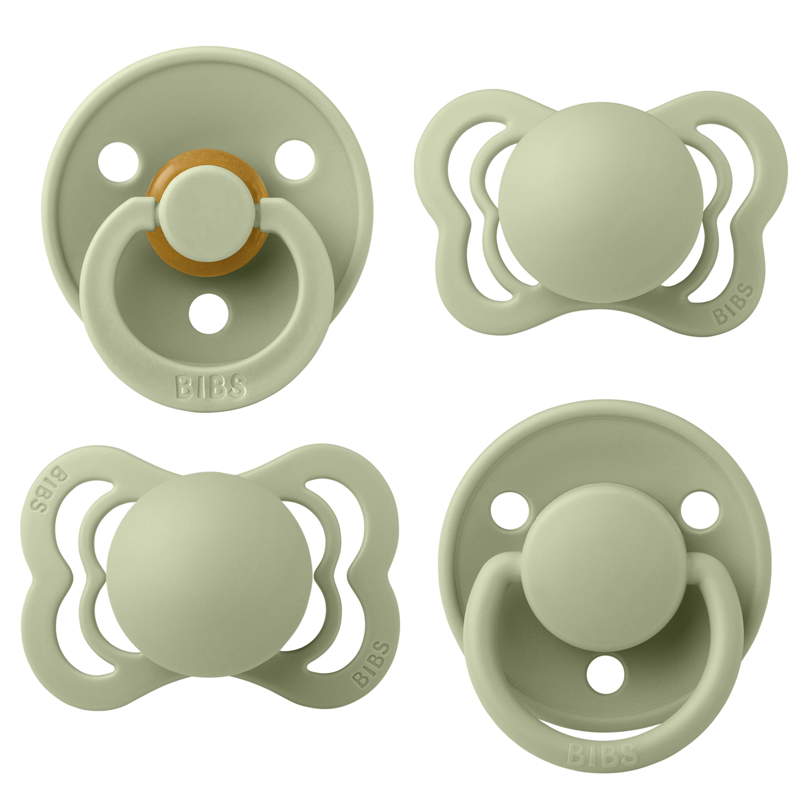BIBS Try-it Collection 0+ månader Size 1 Sage 4 st