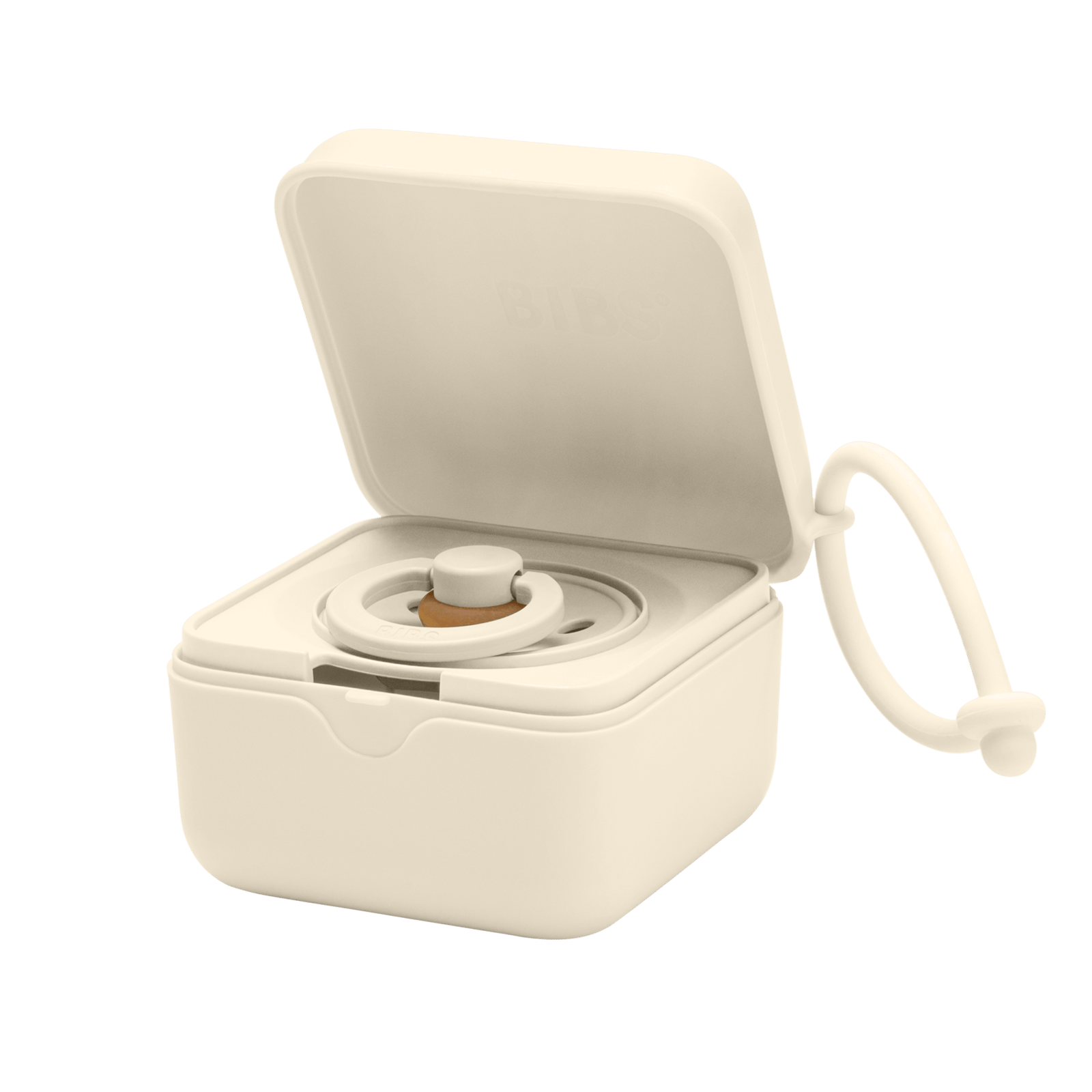 BIBS Pacifier Box Ivory 1 st