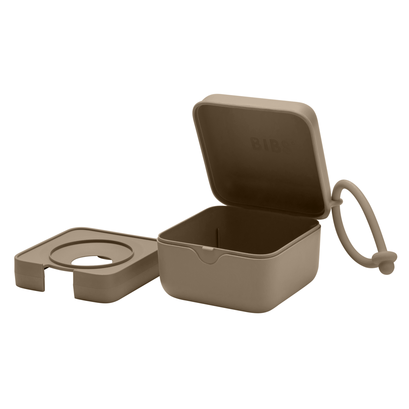 BIBS Pacifier Box Dark Oak 1 st