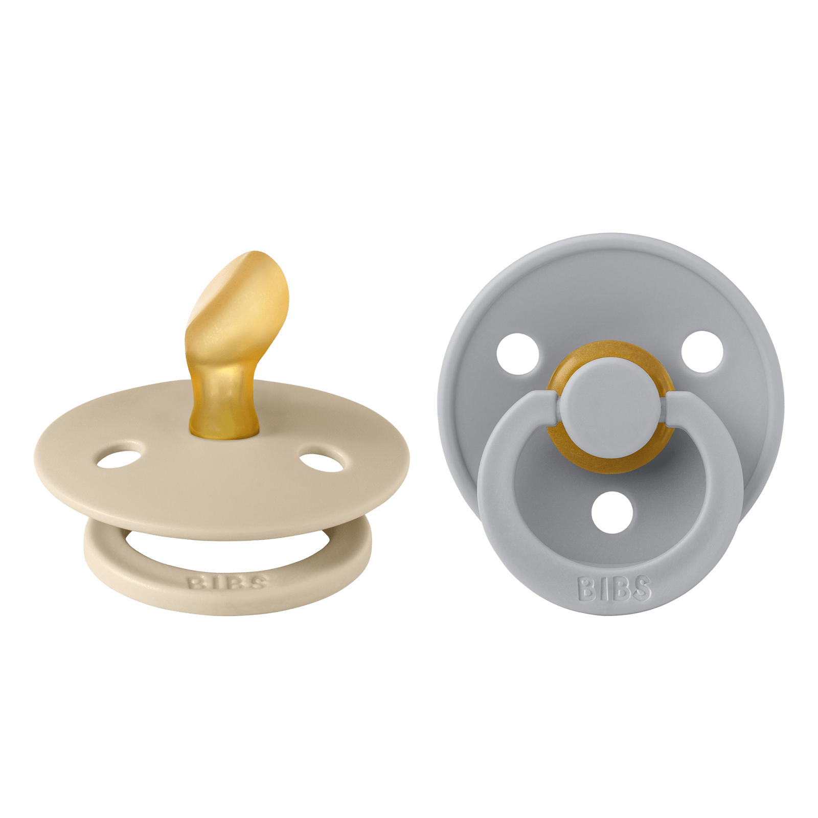 BIBS Colour Latex 0+ Månader Size 1 Anatomical Vanilla/Cloud 2 st