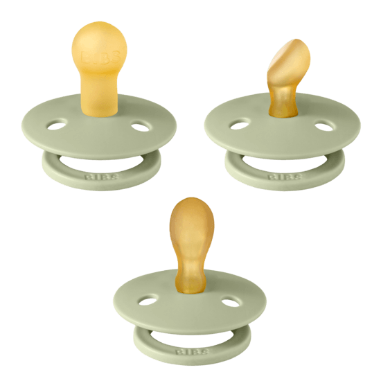 BIBS Pacifiers Try-it Colour Sage 3 st - Size 1