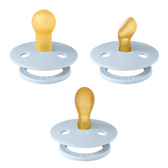 BIBS Pacifiers Try-it Colour Baby Blue 3 st - Size 1