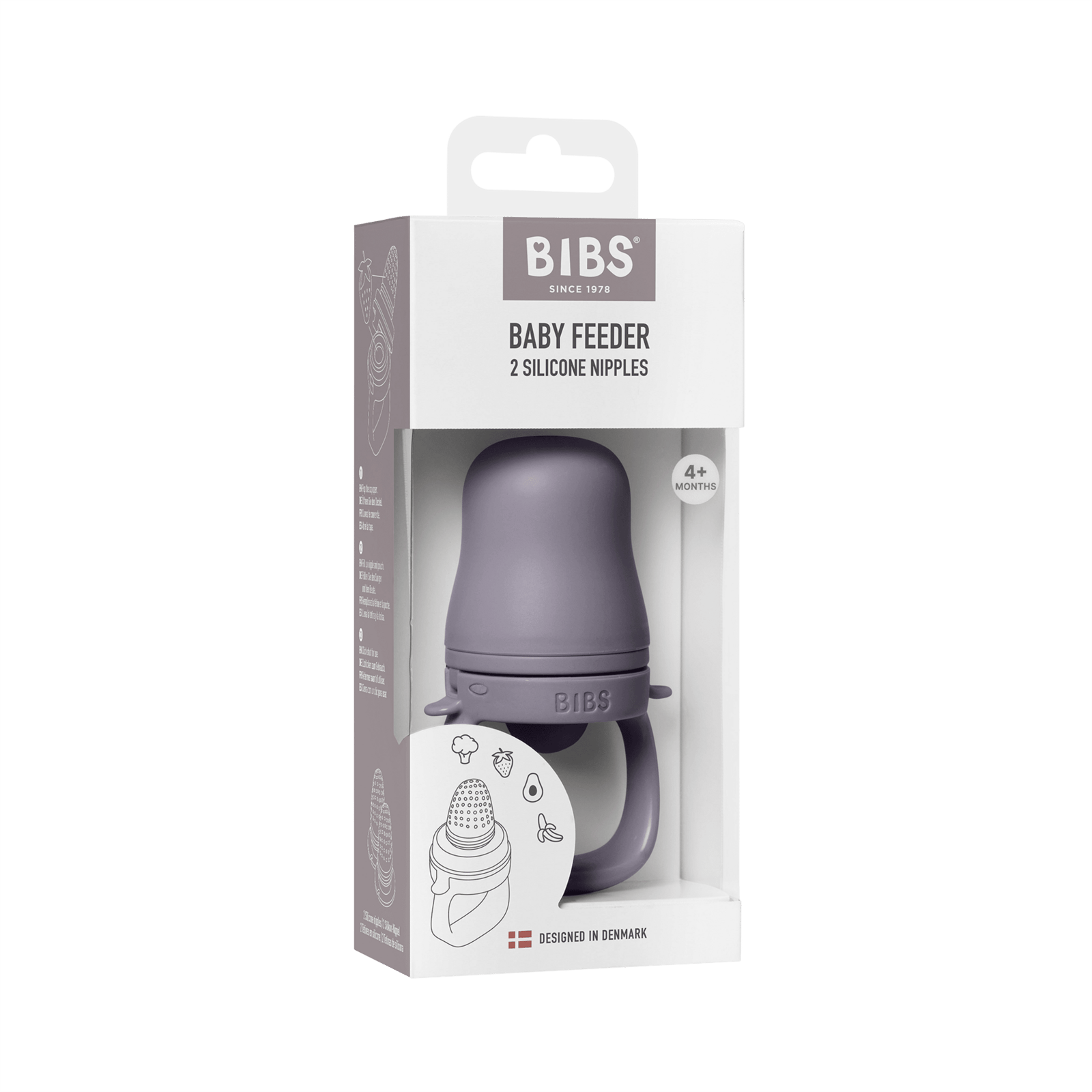 BIBS Baby Feeder Fossil Grey 1 st