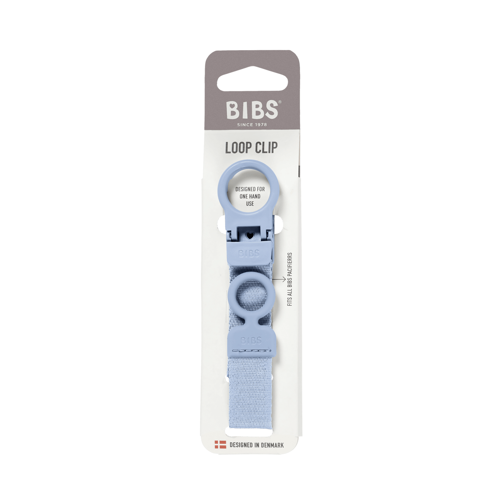 BIBS Napphållare Loop Dusty Blue