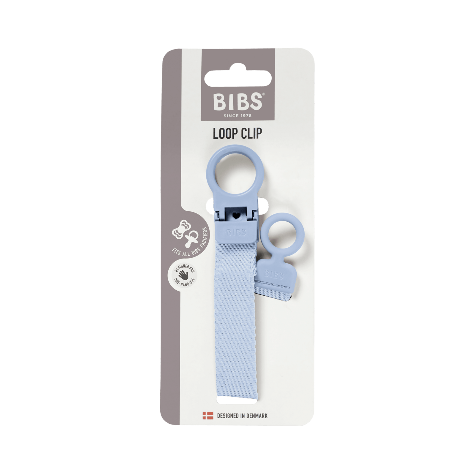 BIBS Napphållare Loop Dusty Blue