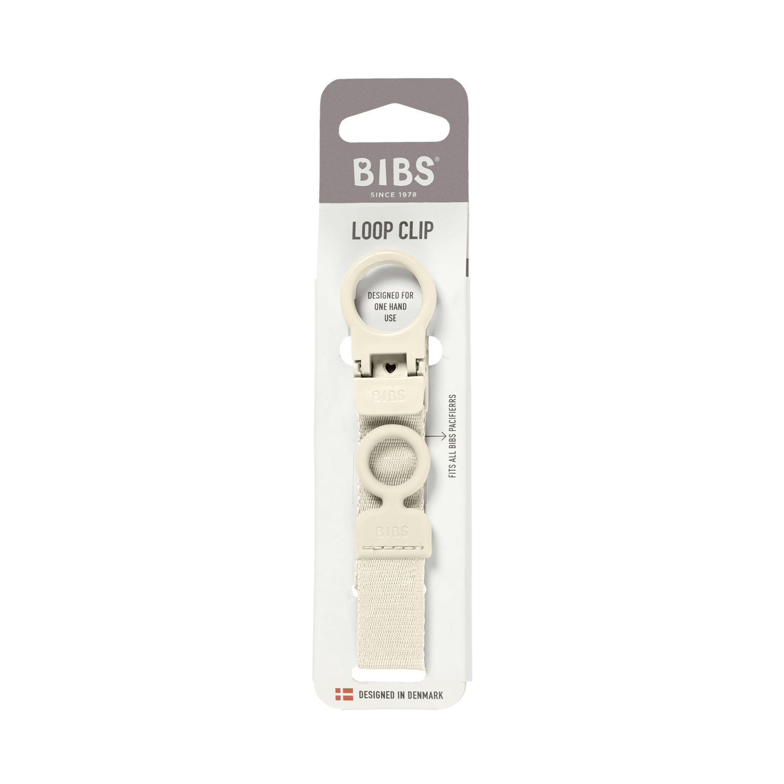BIBS Napphållare Loop Ivory