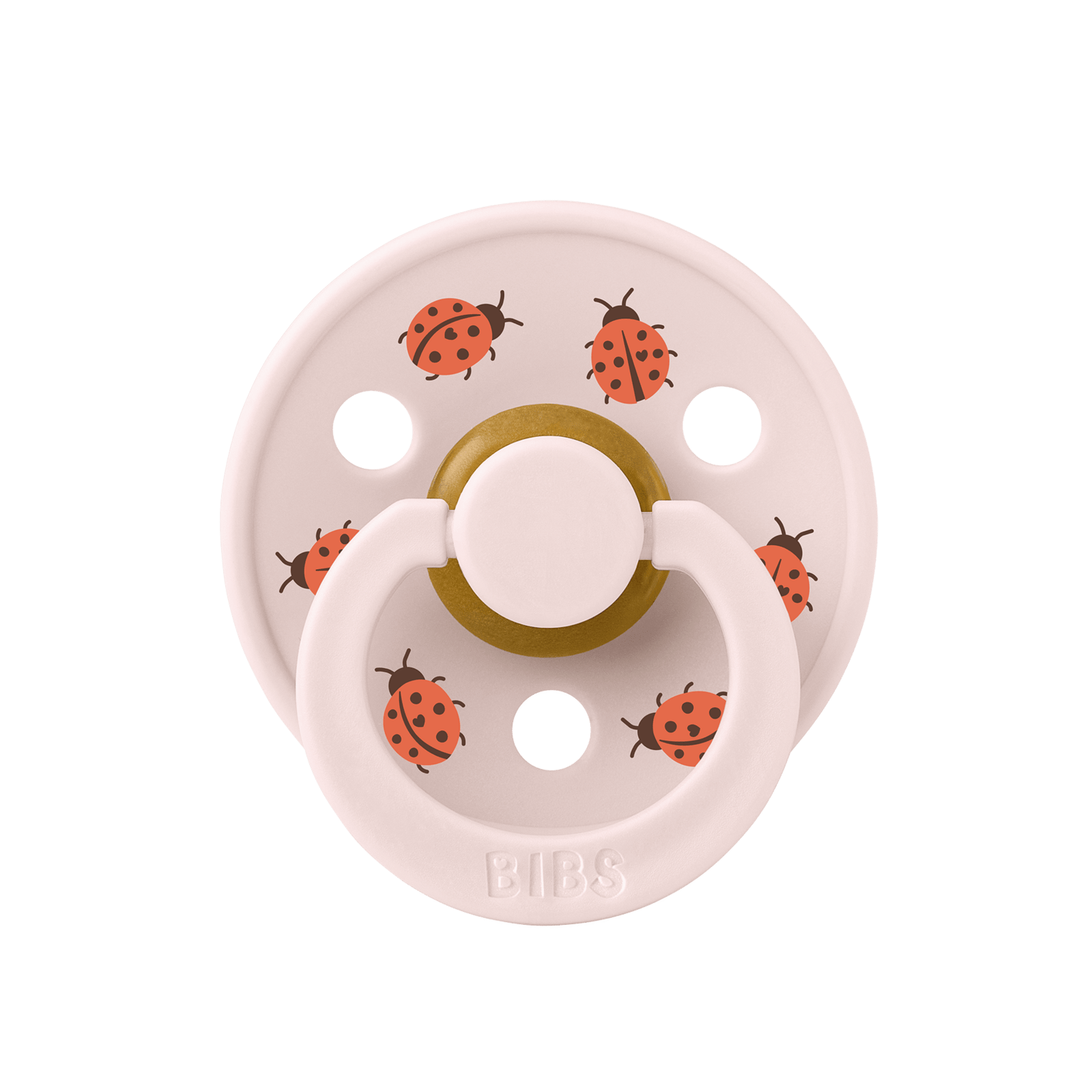 BIBS Studio Colour Ladybug Friends Latex 6+ månader Size 2 Petal