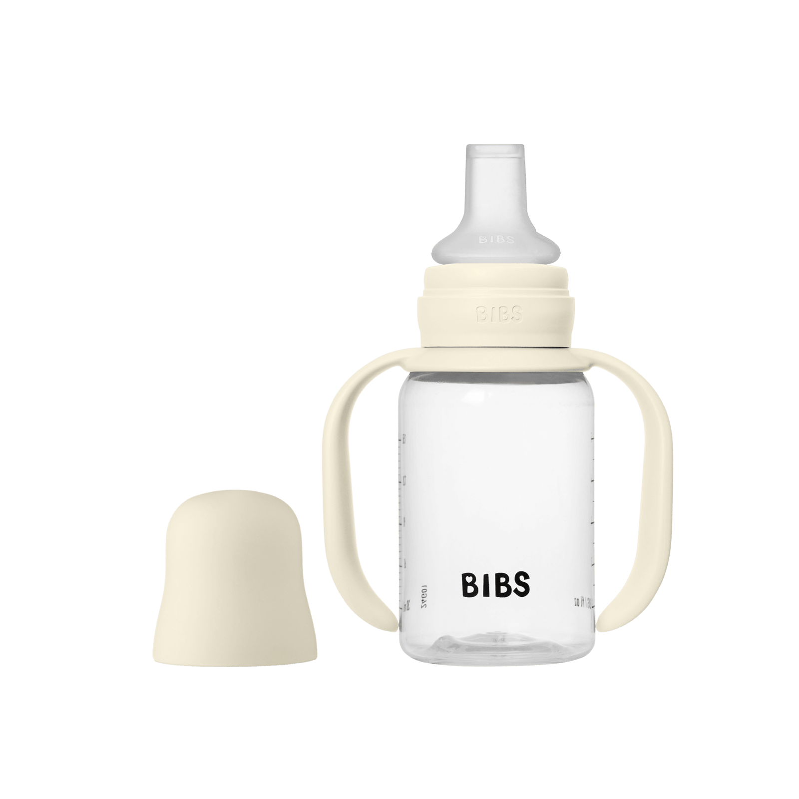 BIBS Baby Sippy Bottle Spout Silicone Ivory 150 ml 1 st