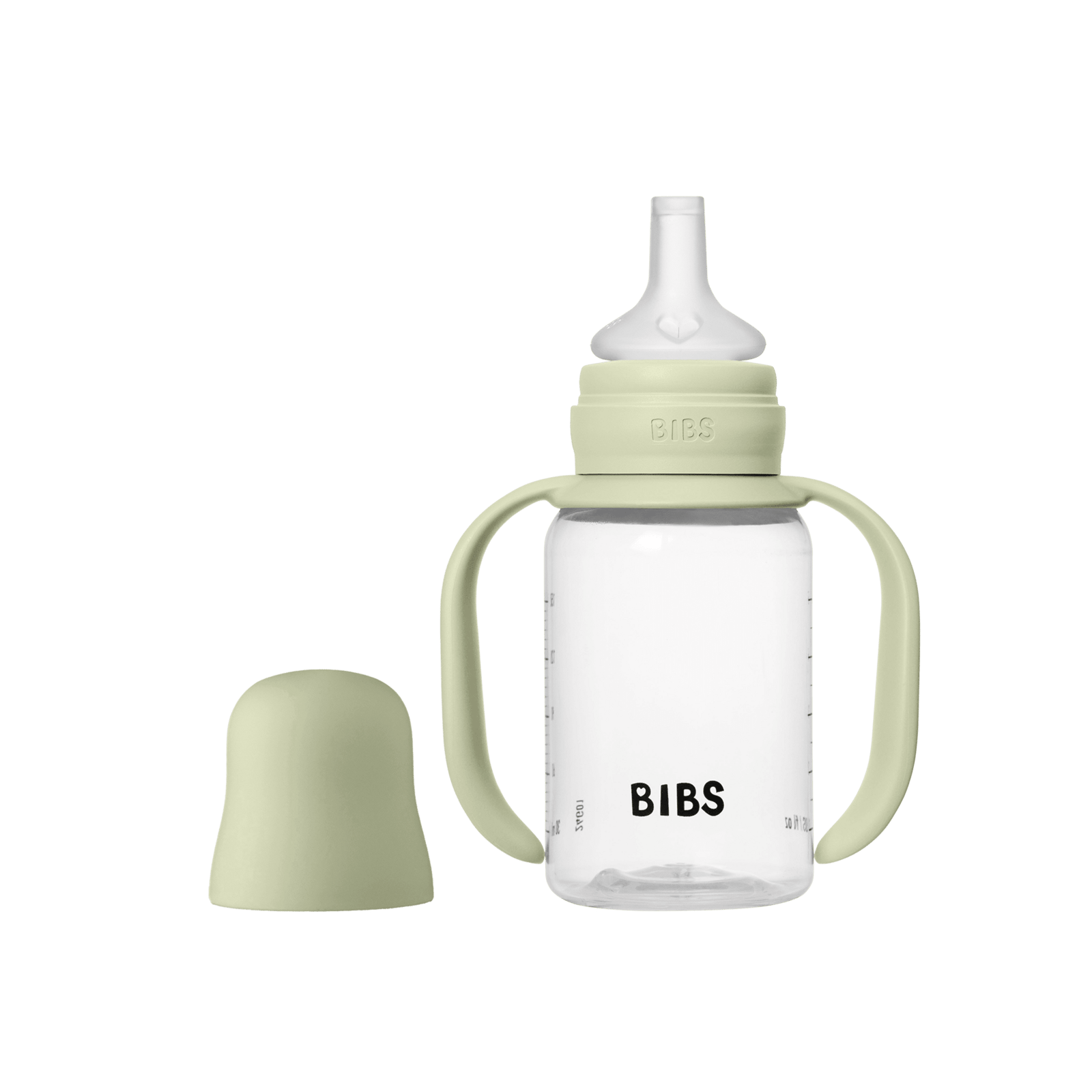 BIBS Baby Sippy Bottle Spout Silicone Sage 150 ml 1 st