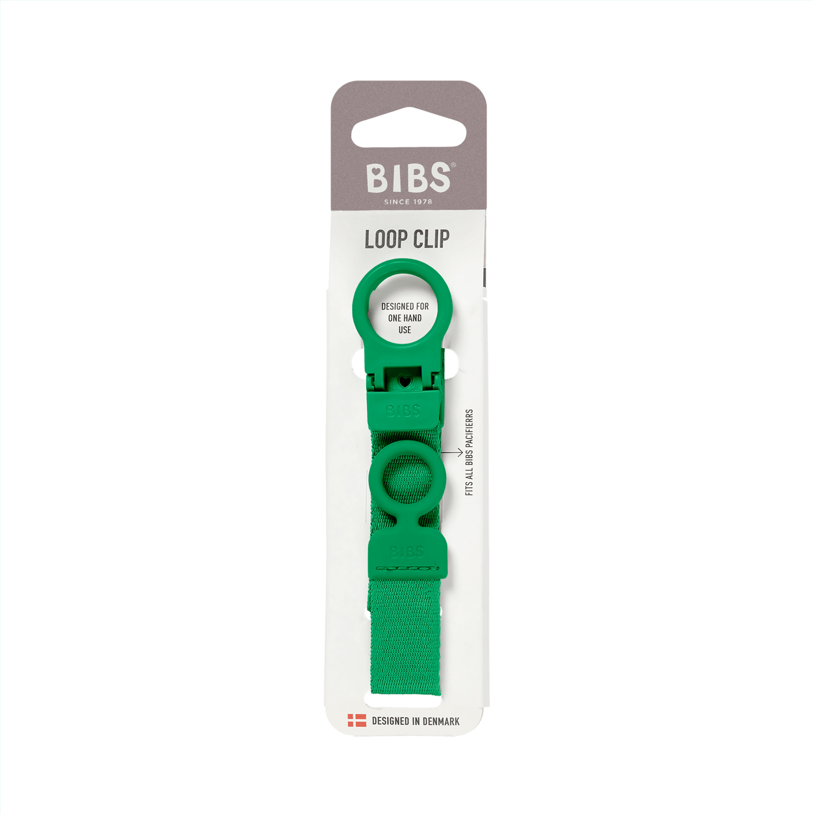 BIBS Pacifier Clip Loop Cactus