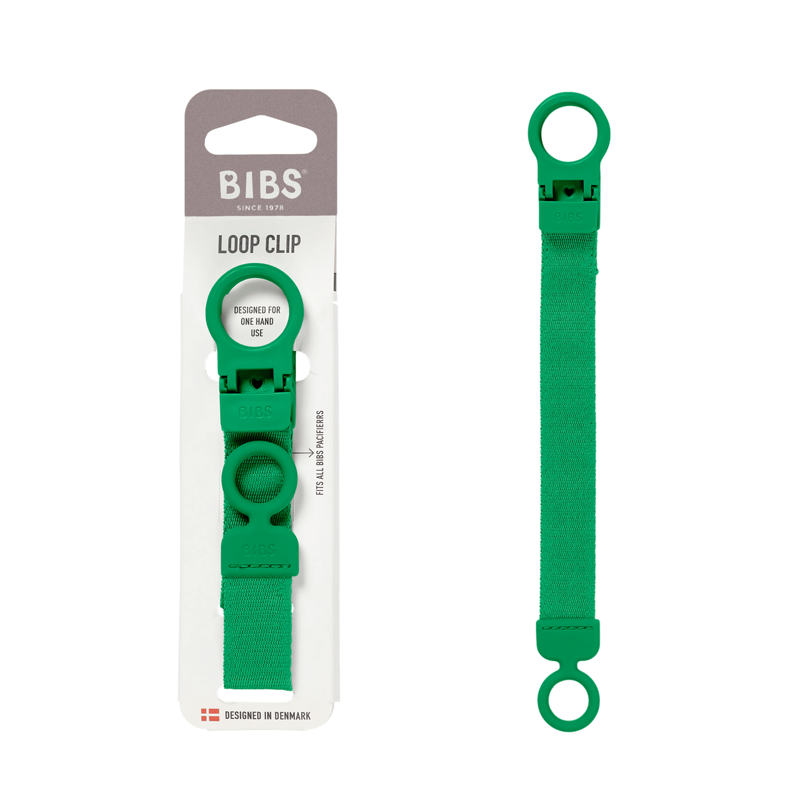 BIBS Pacifier Clip Loop Cactus