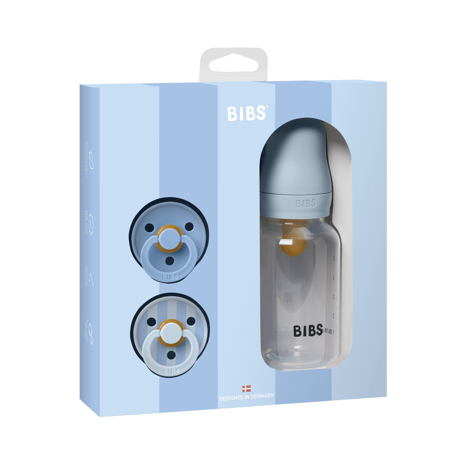 BIBS Gift Set Baby Sprinkle Baby Blue 3 st