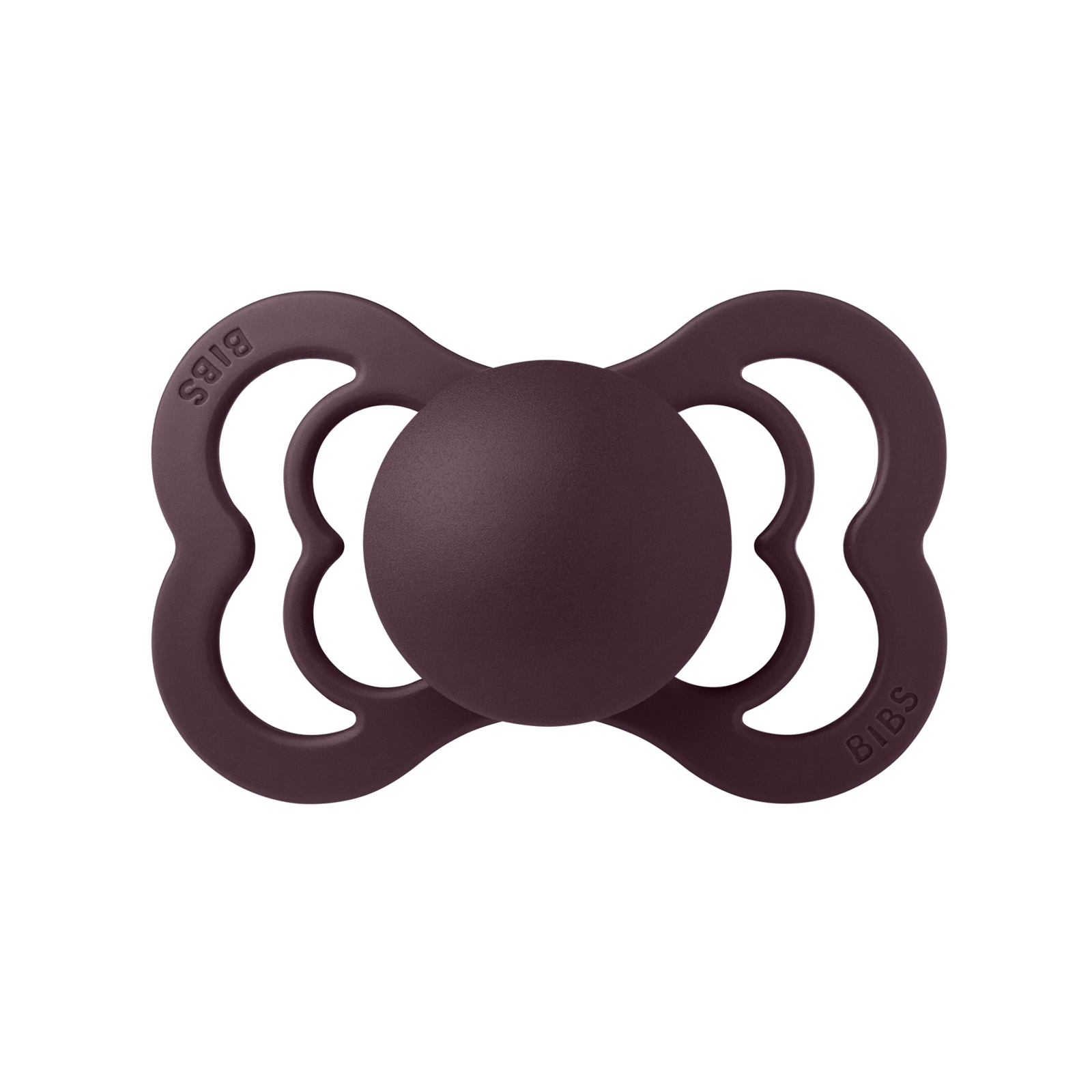 BIBS Pacifier Supreme Silicone 6+ månader Size 2 Plum
