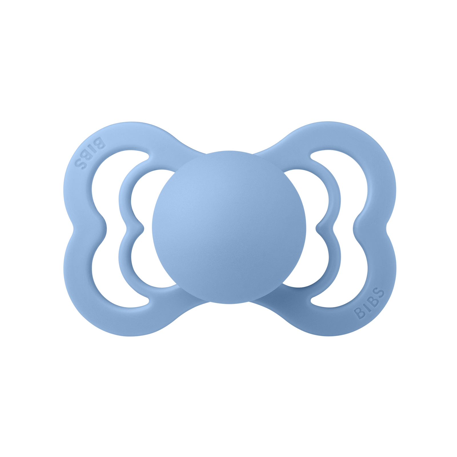 BIBS Pacifier Supreme Silicone 6+ månader Size 2 Sky Blue