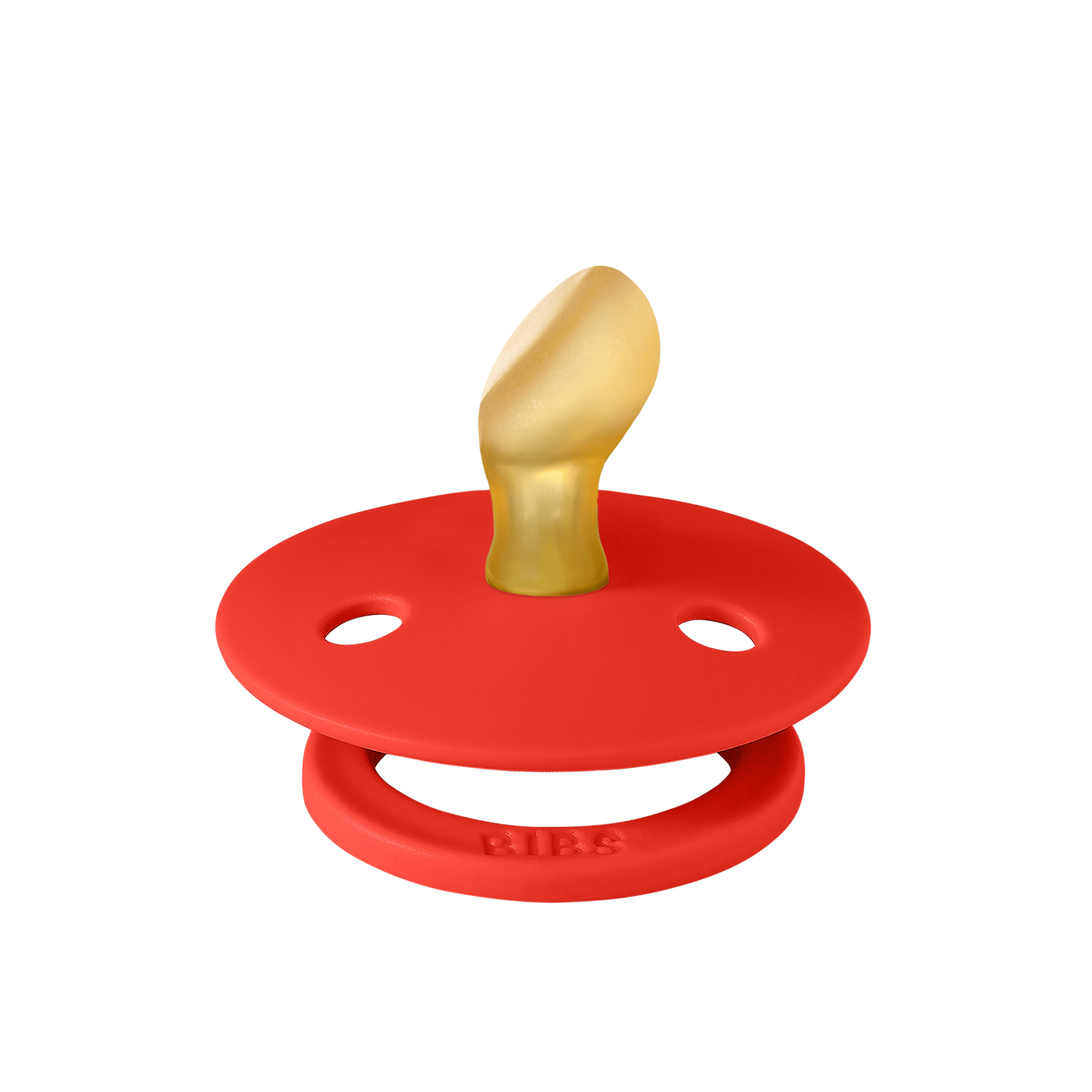 BIBS Pacifier Colour Anatomical Latex 0+ månader Size 1 Candy Apple