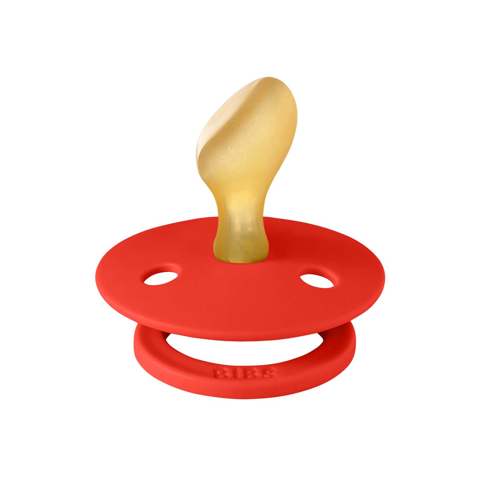 BIBS Pacifier Colour Anatomical Latex 6+ månader Size 2 Candy Apple