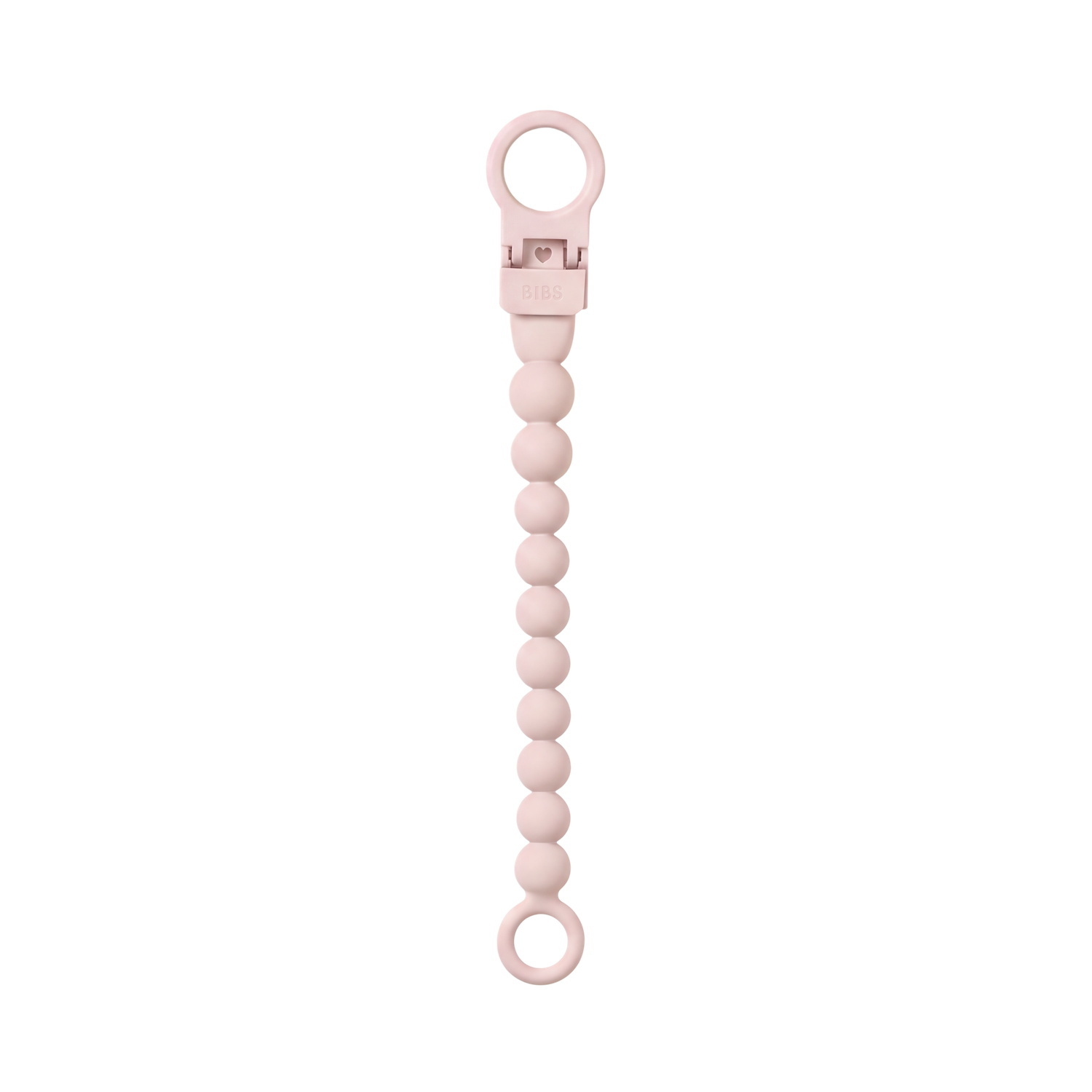 BIBS Pacifier Clip Beaded Petal