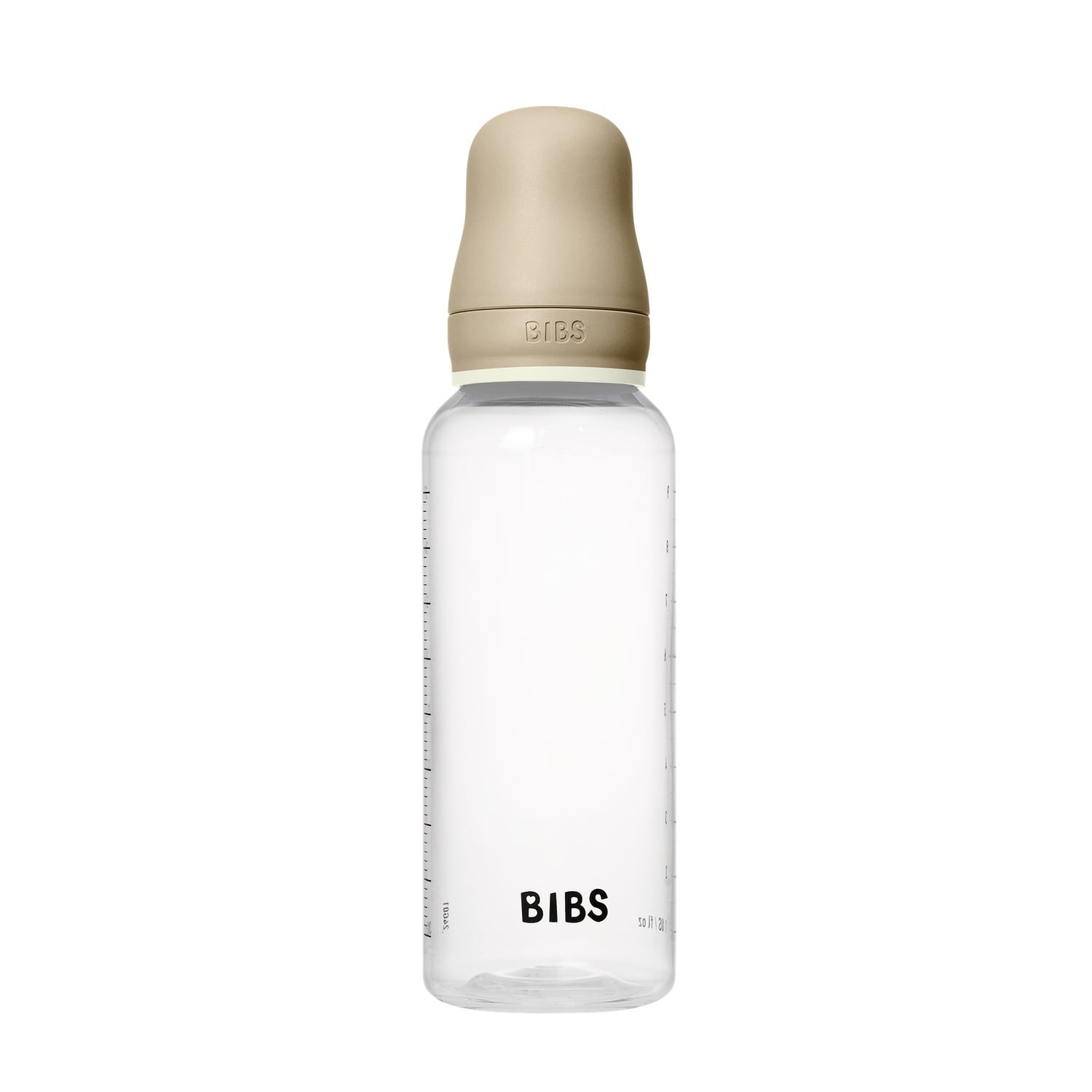 BIBS Baby Bottle Round Latex 1 pack 270 ml Medium Flow Vanilla GLOW