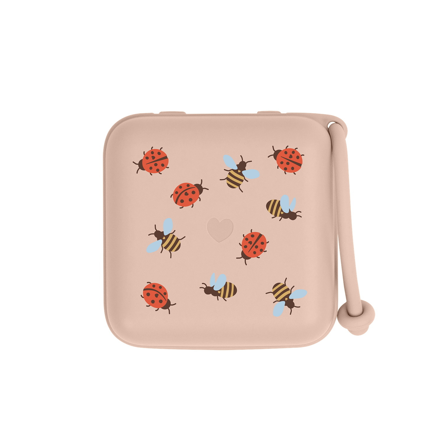 BIBS Studio Pacifier Box Ladybug Bumblebee Mix Blush