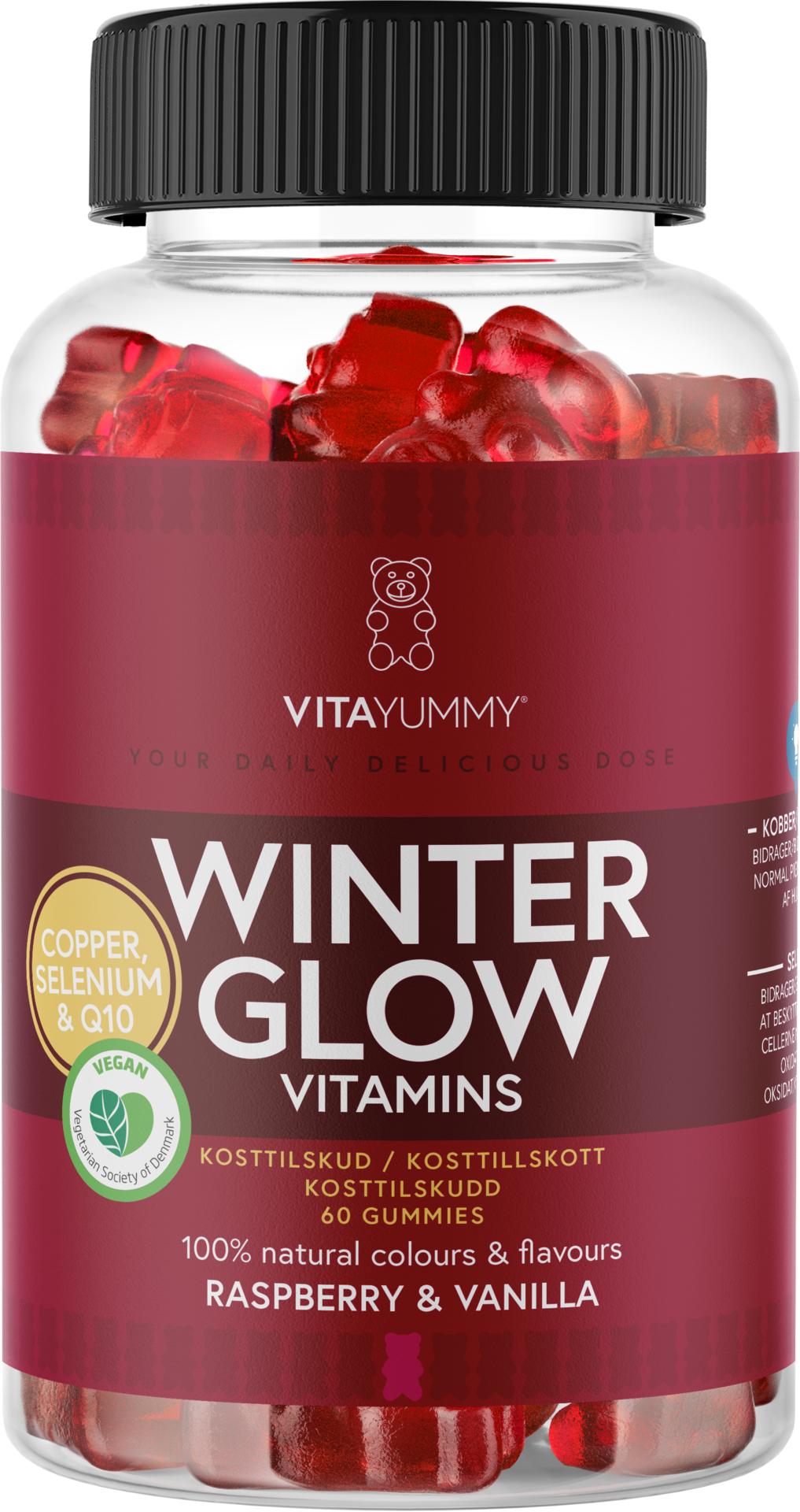 Vitayummy Winter Glow Vitamins Raspberry & Vanilla 60st