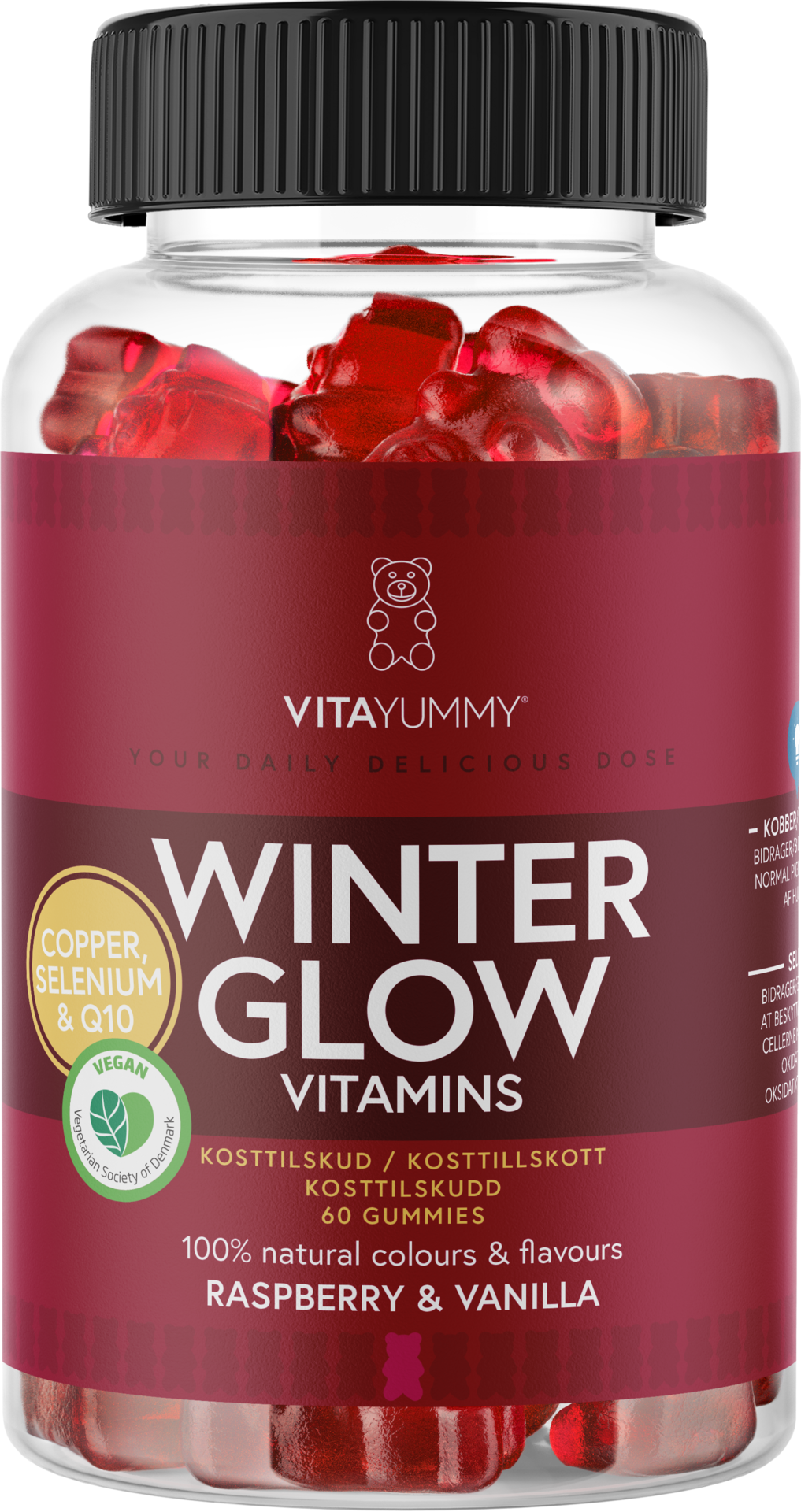 Vitayummy Winter Glow Vitamins Raspberry & Vanilla 60st