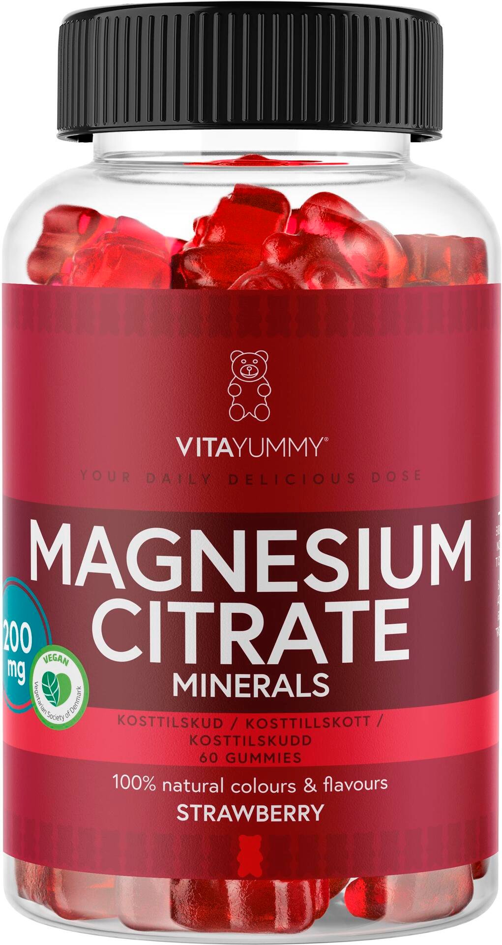 VitaYummy Magnesium Citrate Strawberry 60 st