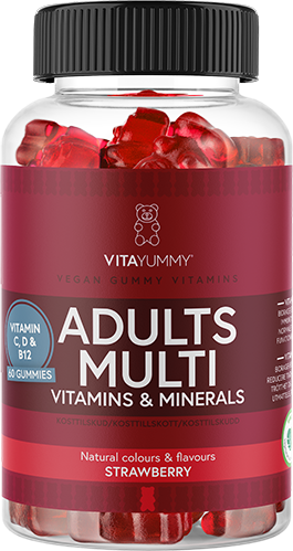 VitaYummy Adults Multi Strawberry Tuggtabletter - 60 st