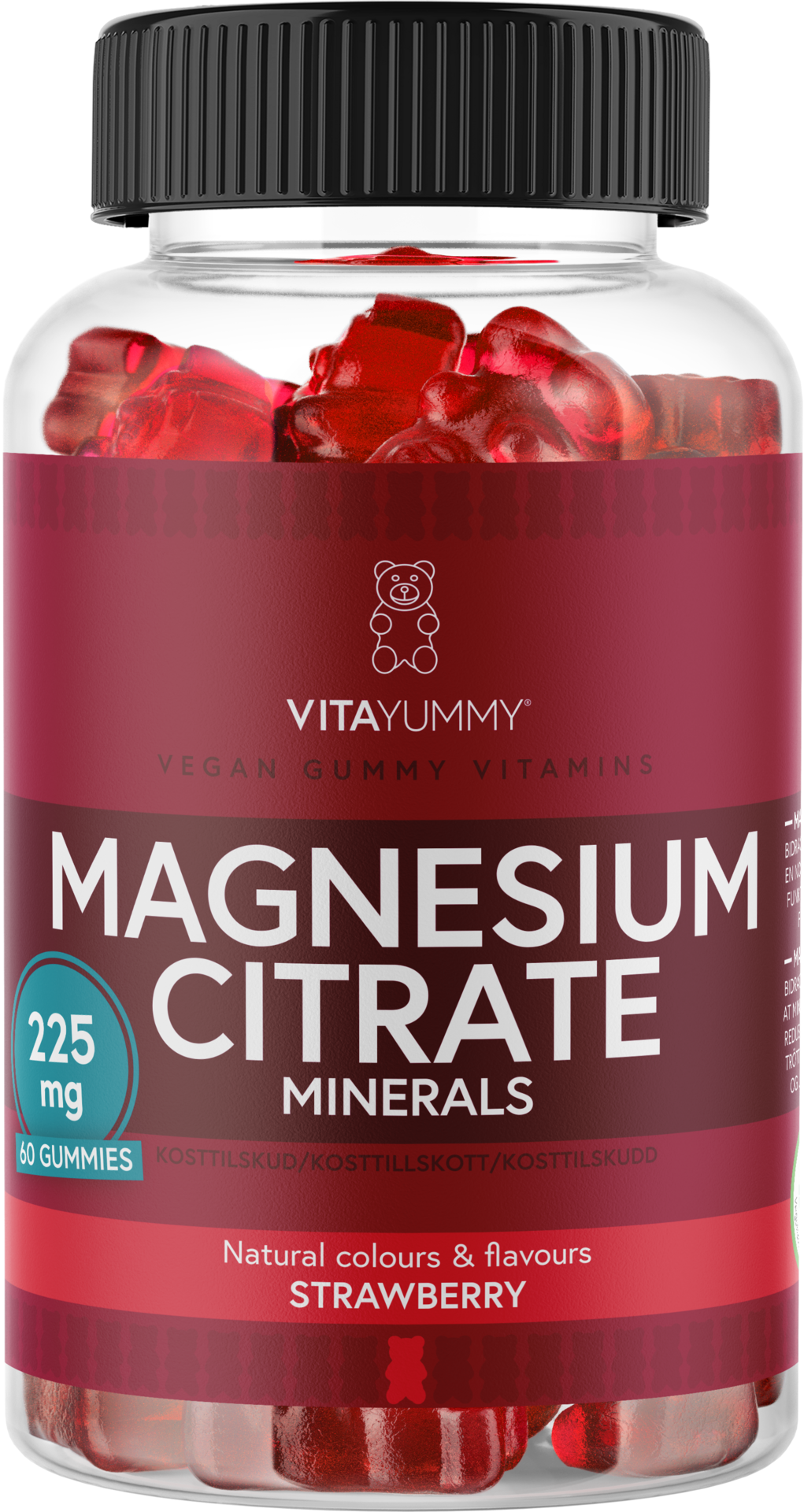 VitaYummy Magnesium Citrate Strawberry 60 st