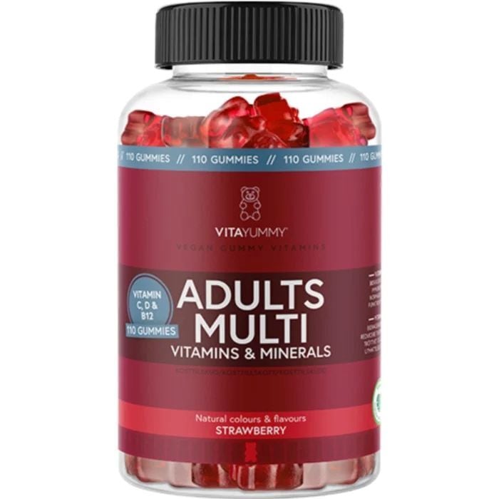 VitaYummy Adults Multi Strawberry Tuggtabletter - 110 st