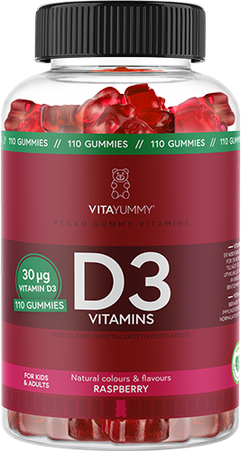 Vitayummy D3 Raspberry 110 tuggtabletter