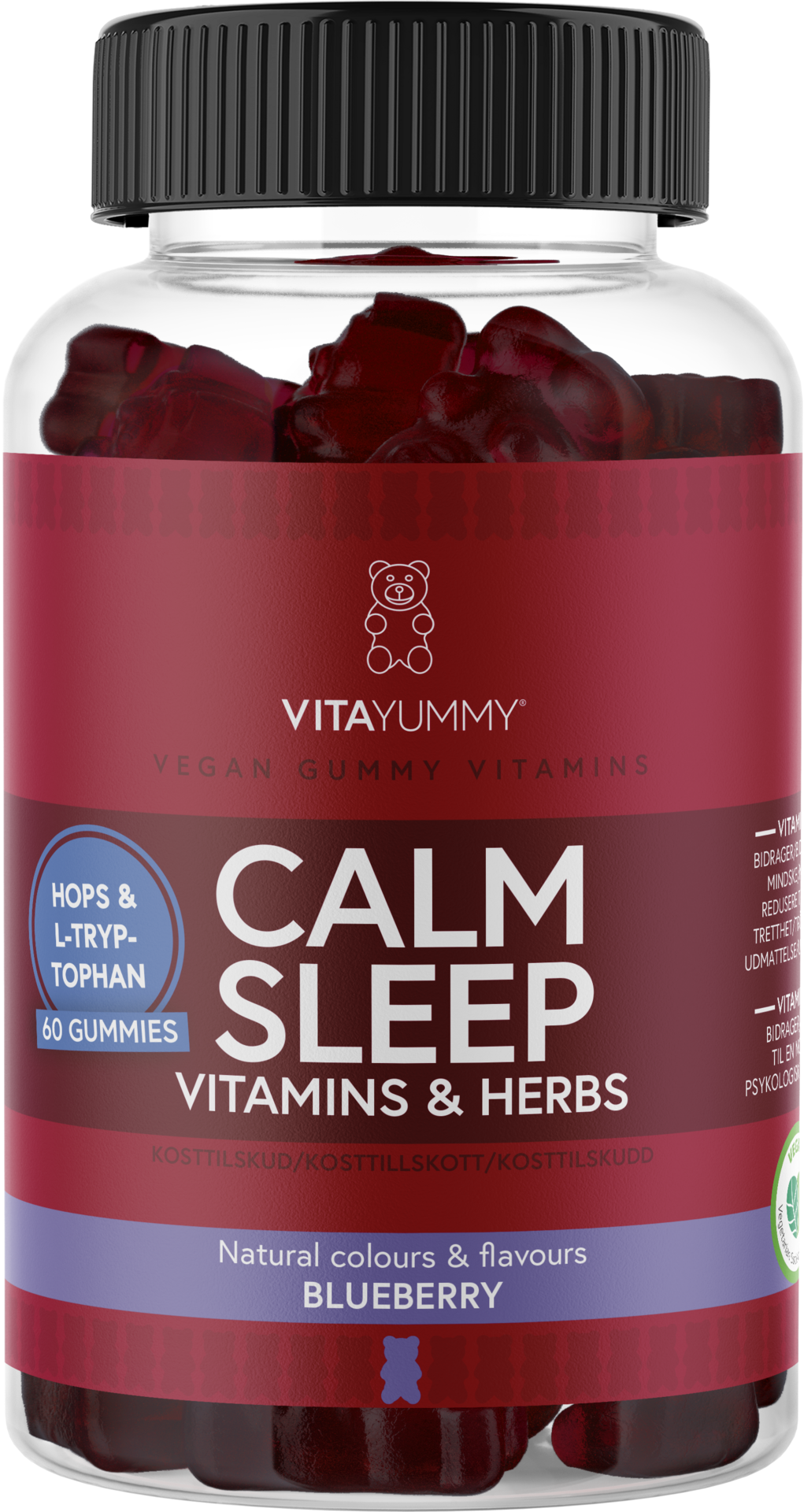 Vitayummy Calm Sleep Blueberry 60 tuggtabletter
