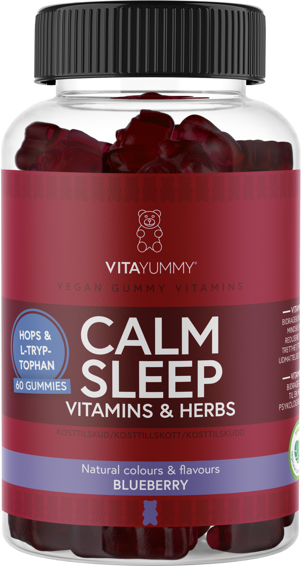 Vitayummy Calm Sleep Blueberry 60 tuggtabletter
