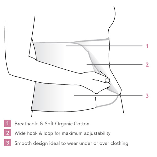 Carriwell Belly Binder Natur S/M