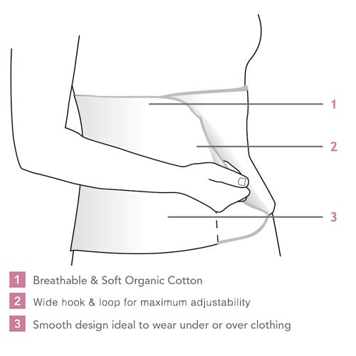 Carriwell Belly Binder Natur S/M