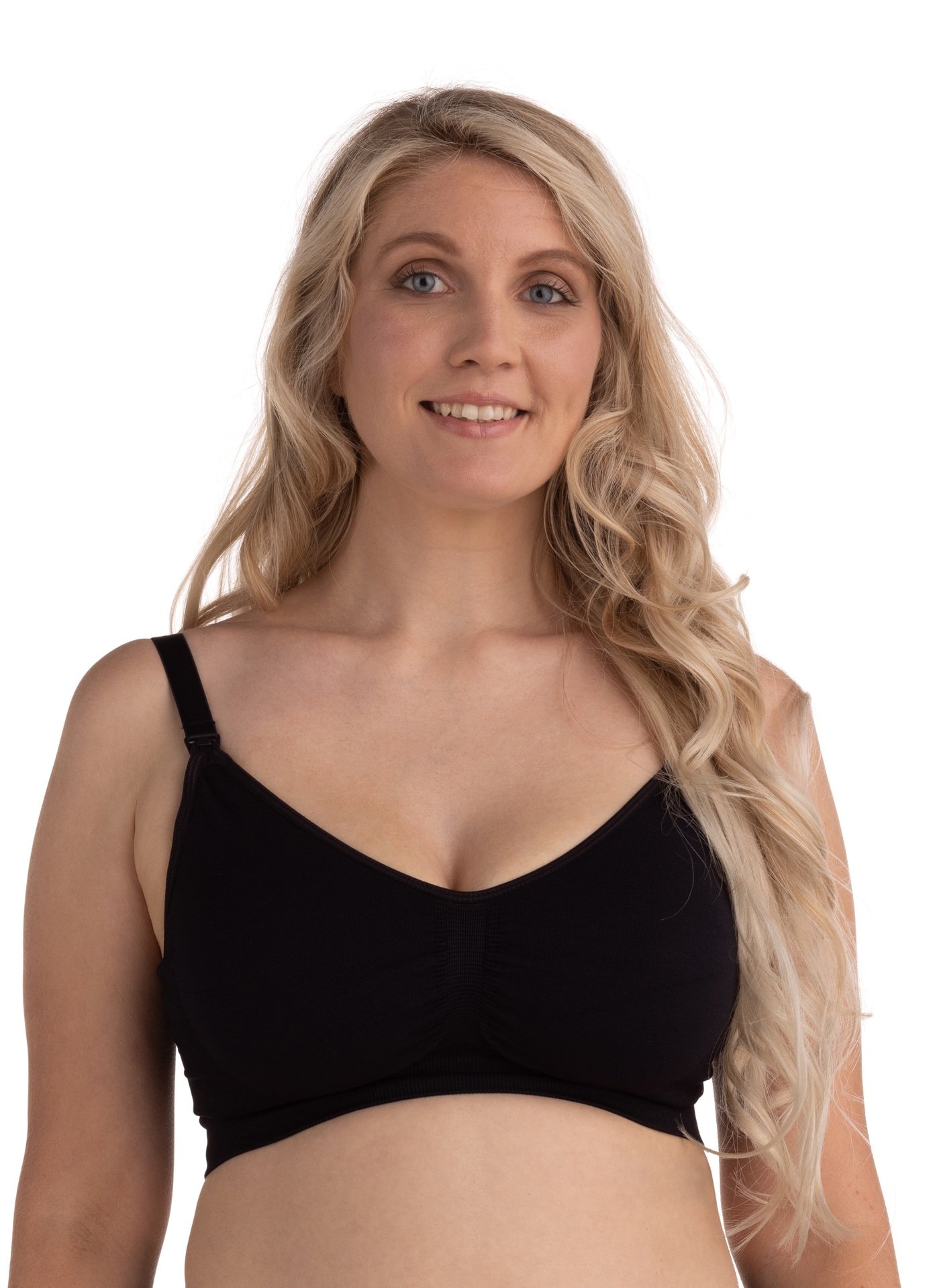 Carriwell Gravid- Och Amningsbh Honey/Svart L 2-pack