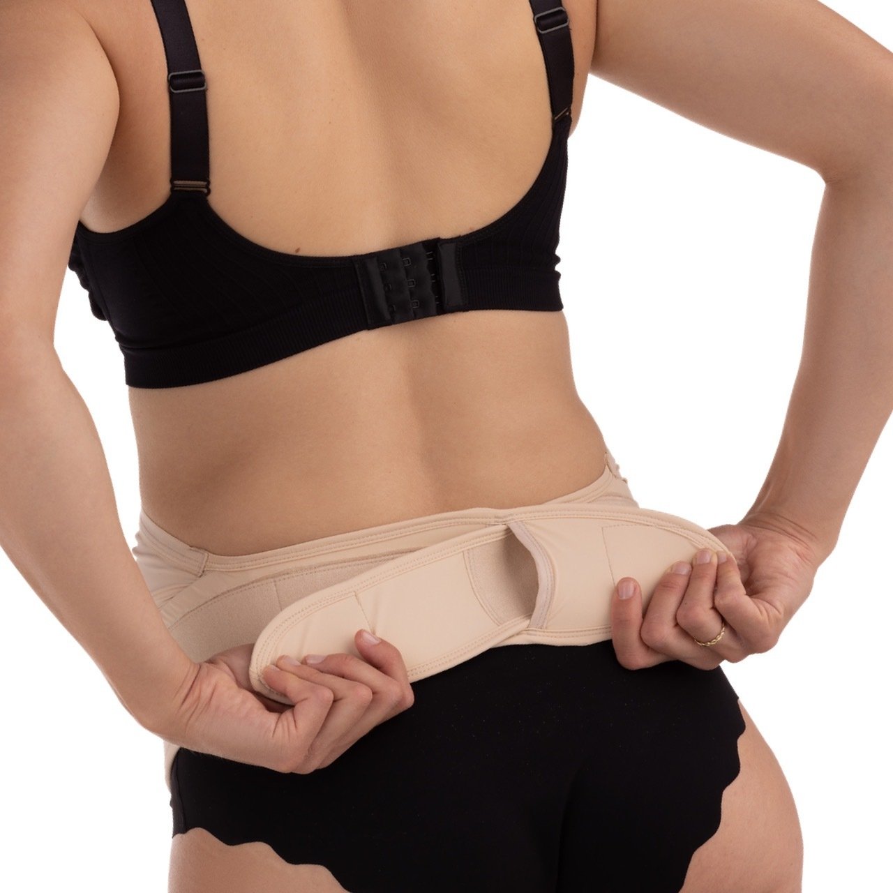 Carriwell Justerbart stödbälte Beige S/M